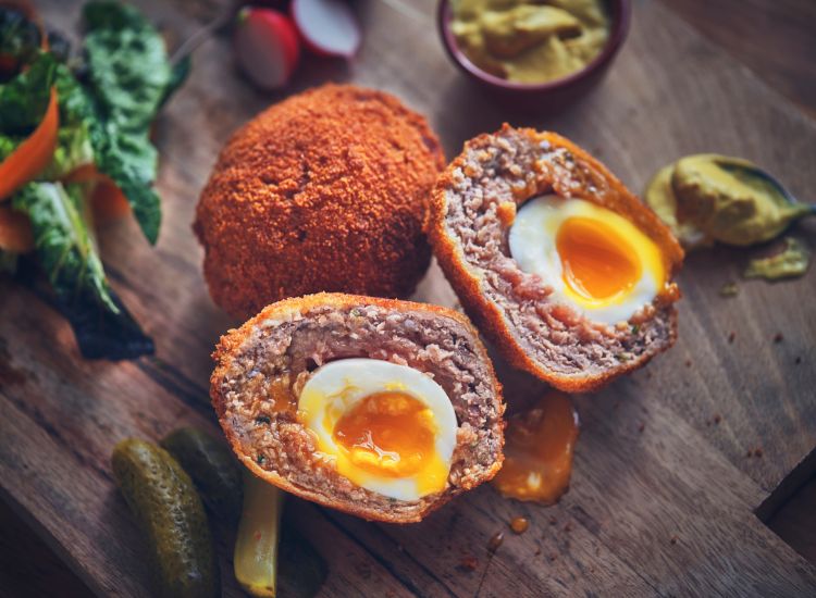 Recette Œufs Écossais au Chorizo